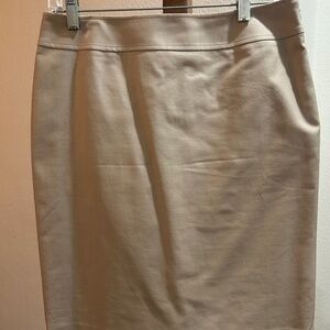 Khaki pencil skirt